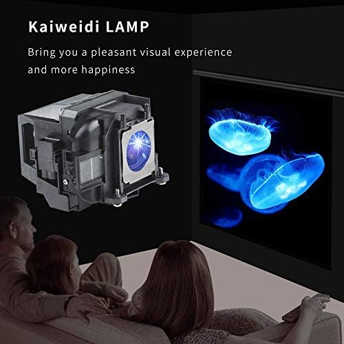 Kaiweidi ELPLP78 / V13H010L78 Svjetiljka projektora za Epson PowerLite S17 S18 + W15 + W17 W18 + X17 X24 + 99W, VS230 VS330 VS335W