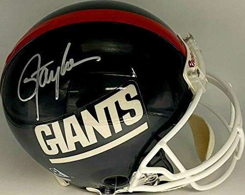 Lawrence Taylor sa autogramom potpisani divovi Riddell kaciga za igru pune veličine Steiner-NFL kacige sa autogramom