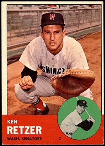 1963. TOPPS Baseball 471 Ken Retzer TOUGH serija Odlična od Mickeys kartica