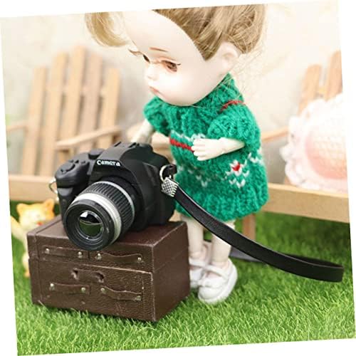 Toyandona simulirana digitalna kamera DSLR kamera Retrohot Vintage kamera Tiny Camera Mini kamera za lutku 1: 12 Kupove za dole kamere