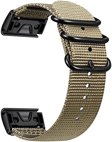 Fintie Band kompatibilan sa Garmin Fenix 5X / 5x Plus, Fenix 6X / 6X Pro, Fenix 7X, Fenix 3/3 HR, 26mm Quickfit Meki najlonski sportski