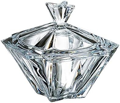 Svjetski pokloni Crystalite Metropolitanska kolekcija Moderna kristalna ručno izrađena ukrasna zdjela - 12 inča