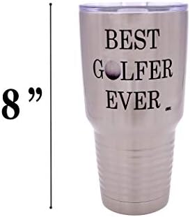 Rogue River Tactical Funny Najbolji Golfer ikad 30oz Veliki od nehrđajućeg čelika Golf Travel Tumbler Golf Cup W / poklon poklon za