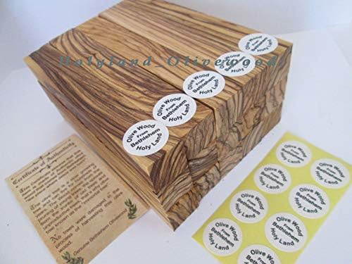 10 ~ Bethlehem olovke od maslinovog drveta sa certifikatima autentično-Premium kvaliteta