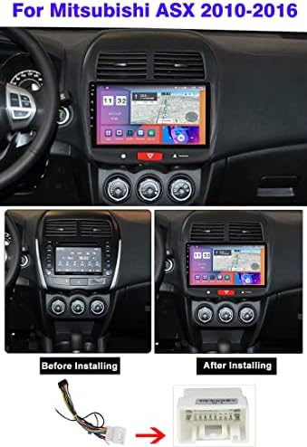 Android 11 Auto Stereo Radio GPS Navigacija za Mitsubishi ASX 2010- multimedijalni video Audio plejer 9 inča sa Bluetooth WiFi