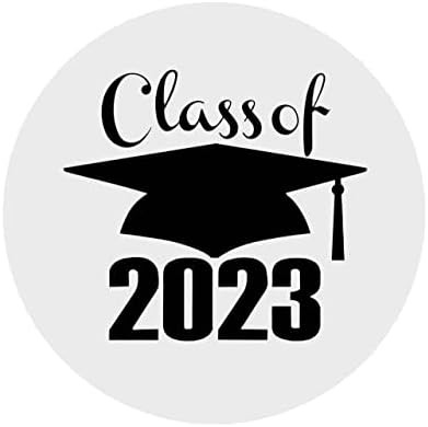 1,5 inča klasa 2023 Crne naljepnice za omotnice za diplomiranje naljepnice naljepnice, klasa naljepnica 2023-dekoracije za diplomske