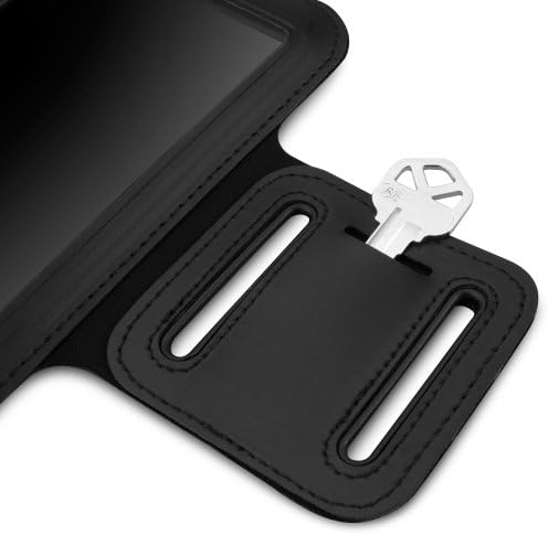 Boxwave Case kompatibilan s NUU Mobile G3 - Sportska ručna traka, podesiva traka za vježbanje i trčanje za Nuu Mobile G3 - Jet Black