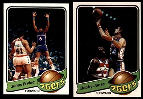 1979-80 TOPPS Philadelphia 76ers Team Set Philadelphia 76ers Ex / MT + 76ers