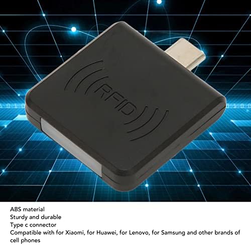 Sanpyl RFID čitač telefonskih kartica, USB C interfejs 125KHz prenosivi čitač pametnih kartica RFID id čitač kartica za mobilni telefon