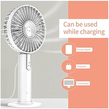 Dfsyds Fan-ljetni prijenosni Mini ventilator sa 3 brzine podesivi ventilator USB stanica za punjenje ručni hladnjak klima uređaja
