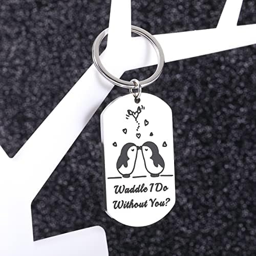Penguin Gifts Funny Gifts For Boyfriend Girl Cute Keychain for Women Men her her Anniversary Birthday parovi pokloni za muža i ženu