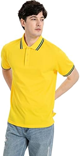 Secood muške polo majice vlagu Wicking ljetni kratki rukav tenis za golf majice casual stilski