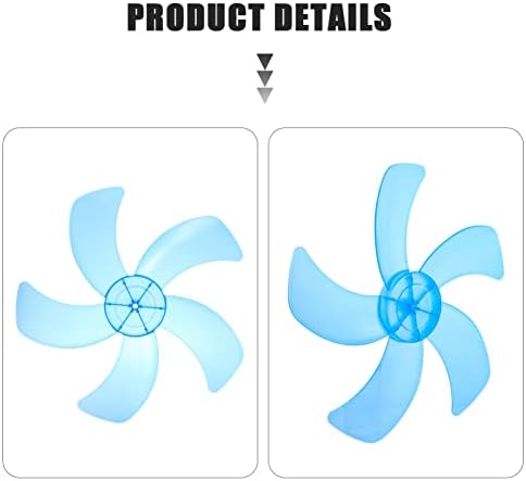 Veemoon 5 Home dijelovi sečivo za domaćinstvo sa ventilatorom ostavlja deo za zamenu poklopca opšti plastični plavi Fanner univerzalni