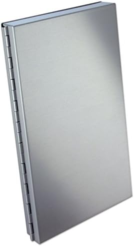 Saunders 10507 Snapak Aluminium Side-Open Forms Folder 3/8-Inčni Clip 5 2/3 X 9 1/2 Listova Srebro