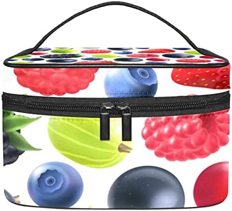 Voćna jagoda borovnica kozmetička torba prijenosna putnička torba za šminku za toaletna torba za žene i djevojke