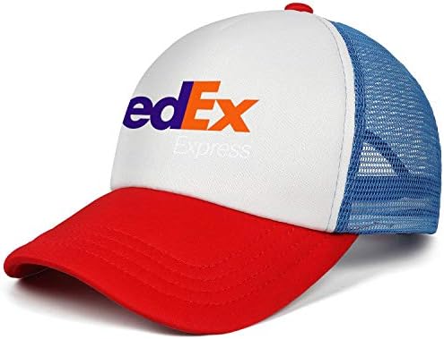 Aoaoaouv Muškarci Unisex Podesivi FedEx-Express-Logo-simbol-bejzbol kapu prozračan ravan šešir