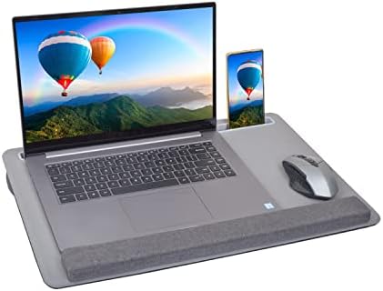 5 u 1 krugovima za laptop laptop sa držačem telefona / tablet tablet / zglob / izgrađen na desno-lijevom ručnoj ploči miša odgovara do 17 inča za laptop za kućni ured, krevet