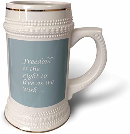 3dro sloboda je pravo žigova kao želimo citat epiktatus - 22oz Stein šolja