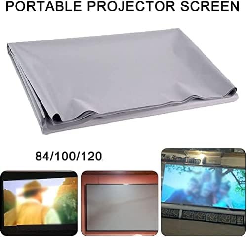 Projekcijski ekrani, vanjski ekran projektora projektor zavjesa zaslon protiv svjetla 84 100 120 inča Početna Office Portable 3D HD projektor Reflective tkanina od tkanine