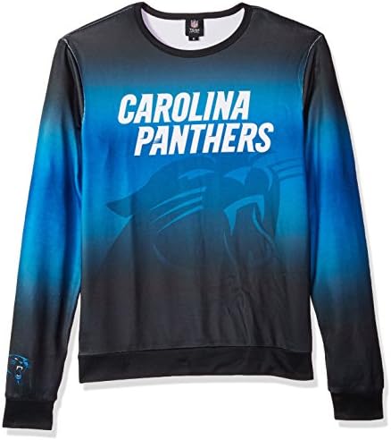 Foco NFL Carolina Panthers ispisani gradijent ružni džemper, veliki