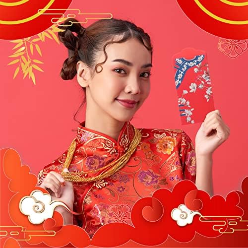 Vjenčanje koverte 20kom kineskom stilu crvene koverte papir Cheongsam ličnost brak crvene torbe Kineski pokloni