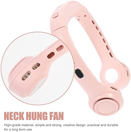 CLISPEED Neck Fan Neck Fan Neck ventilatori USB Ventilatori za punjenje ventilatori bez upotrebe ruku Nosivi ventilator za vrat viseći