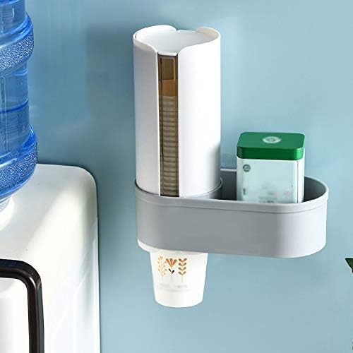 WSSBK zidni nosač jednokratna papirna šolja za kafu dispenzer šolja držač za slamku držač za slamku automatski hvatač čaša za dom