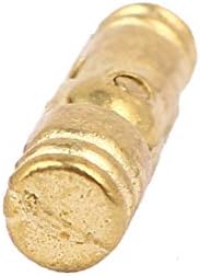 X-Dree ormar za cilindru od preklopljenih šarki 5mmx18mm Gold Tone 20pcs (cilindro del gabinete metal doblado soporte bisagra 5mmx18mm tono dorado 20pcs