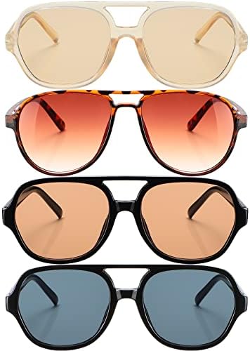 Prijatelja 4 para Retro sunčanih naočara Vintage naočare velikog okvira 70s Unisex naočare za žene i muškarce