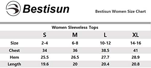 Bestisun Womens Open Works Works Cropped Loot Fit Redled tenk za jogu na vrhu atletska majica bez leđa