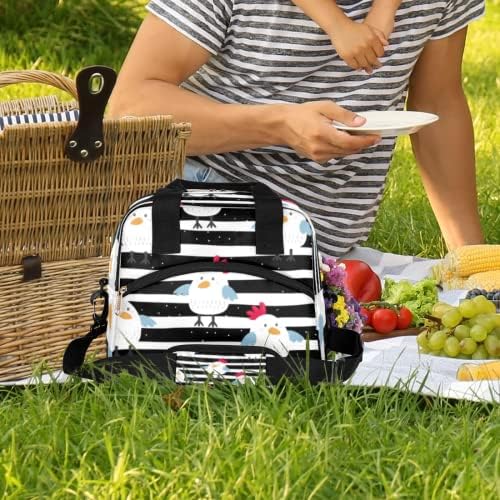 Slatka mala izolovana torba za ručak za žene / muškarce kutija za ručak sa podesivom & amp; uklonjiva torba za hlađenje naramenice