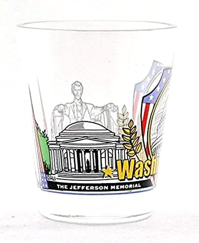 Washington DC 3 pogled Shot Glass