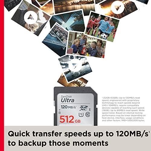 SanDisk 64GB Ultra SDXC UHS-I memorijska kartica - 120MB / S, C10, U1, Full HD, SD kartica - SDSDun4-064G-GN6IN