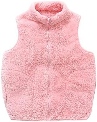 Toddler Kids Boys Girls Winter Solid Fleece sa patentnim kaputom od jakne za zatvaranje zgusnuta odjeća Veliki dječaci
