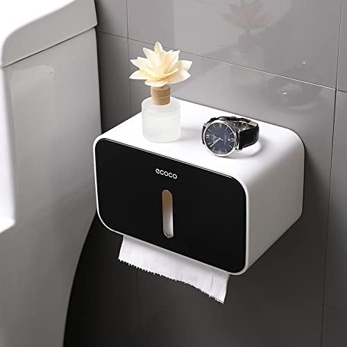 Na papiru ručni nosač toaletni otvor Besplatan zid viseći papir ručnik nosač kupaonica kotrljač karton toaletni papir za pohranu