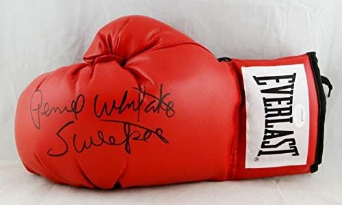 Pernell Whitaker s autogramom Crvene Everlast bokserske rukavice - JSA W Auth *rukavice za boks sa srebrnim autogramom