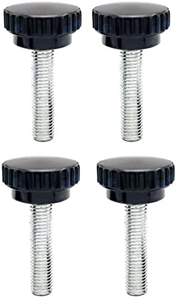 Thumb vijci za stezanje vijčani čvorovi M10 x 15 mm bakelite okrugli oblici ručni gumb zatezanje vijaka za mehaničku opremu 4 kom
