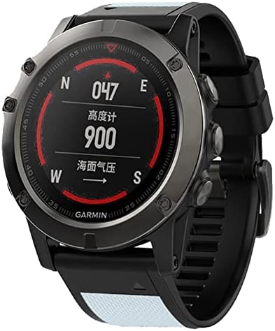 GXFCUK 26 22mm Silikon Brzo izdanja Trake za rezanje Garmin Fenix ​​6x 6 Pro Smart Watch Easyfit ručni ručni band 5 5x plus 3hr narukvica