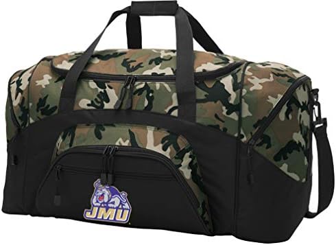 Veliki JMU Duffel torba CAMO James Madison University kofer Duffle prtljagu poklon ideja za muškarce Man Him!