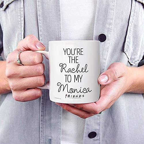 Trend Setters prijatelji televizijska serija-Ti si Rachel mojoj Monici-službena roba - 11 Oz Bijela keramička šolja za kafu ili čaj-savršeno za darivanje ili prikupljanje