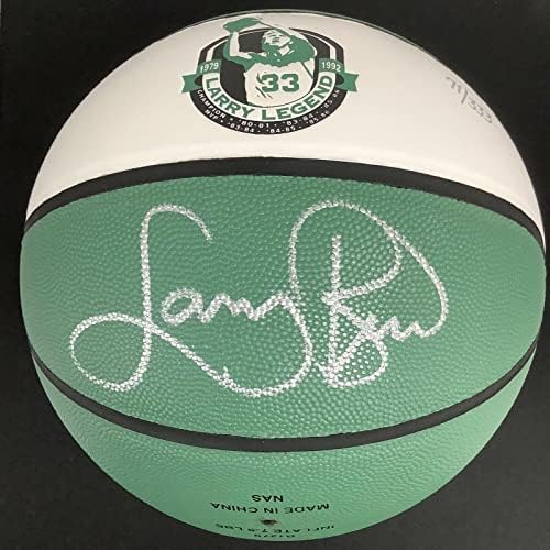Larry Bird potpisao UDA Košarka Le Celtics Hof Larry Legend Auto Gornja paluba UDA - autogramirane košarkama