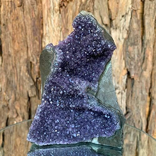 Crystal3521 #, 14.5cm 658g ljubičasta ametist kristalna kamena kamena kamena kamena kamena, Urugvaj