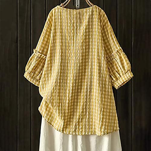 Miashui Ženska majica kratkih rukava Žene Ležerne prilike Cvjetni ispis Patchwork O-izrez Plus veličina Majica Top Bluze Womens T