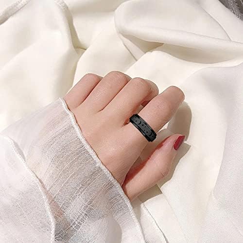 Limyipem 5pcs Spinner prsten, prstenovi za anksioznost za žene, anksioznost za kćer za djecu, predenje prstena za anksioznost od mam figueget prstena figur prstenastog prstena - pješčana zvezda - pješčana zvezda