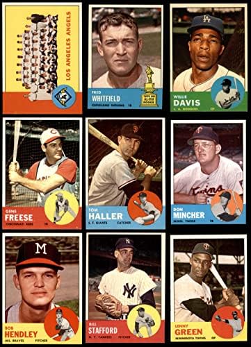 1963. TOPPS Baseball 200 Card Starter Set / Lot Ex / MT +