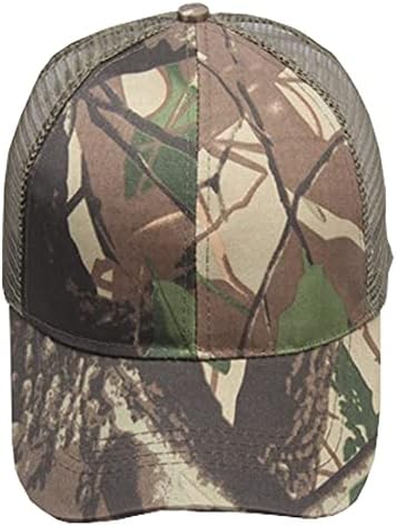 Fopetest Podesiva bejzbol kapa maskirnu mrežnu šešir Sportska mreža Sportski ljetni šešir Vojna kapa