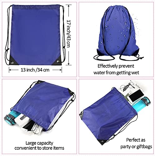 80 Pack Drawstring ruksak Bulk Drawstring torbe sa 20 boja vodootporan Draw string torbe paket DIY dostupan Cinch torba za djecu odrasle