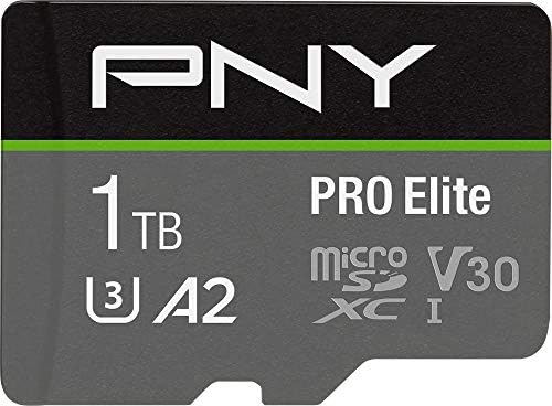 PNY 1TB PRO Elite klase 10 U3 V30 microSDXC Flash memorijska kartica - 100MB/s, Klasa 10, U3, V30, A2, 4K UHD, Full HD, UHS-I, Micro