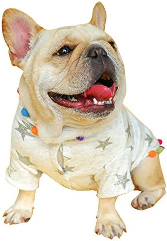 PET dugight laki zvjezdani ispis festivalskog dukseva za pse 2 noge odjeća za kućne ljubimce pamuk štenad zimski duks topli džemper