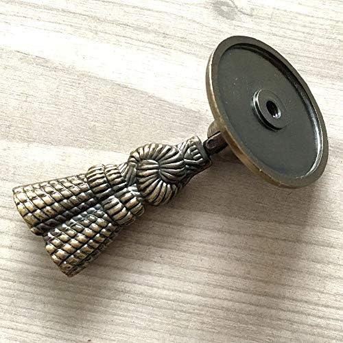 Lynnsgraceland Vintage Style Tassel Drop PULL CLOB KNOB ANIQUE BRONZE PUNJA DRŽAVA Ormar za izvlačenje ormarić Kuhinjski otvor za kuhanje